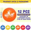 Jerify 12 Pcs Foam Dodgeball Set 6 Inch Soft Skin Playground Dodgeballs Bulk, Low Density Foam for Non Sting Dodgeball Sports Equipment for Kids and Adults view 2
