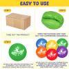 Jerify 12 Pcs Foam Dodgeball Set 6 Inch Soft Skin Playground Dodgeballs Bulk, Low Density Foam for Non Sting Dodgeball Sports Equipment for Kids and Adults view 4