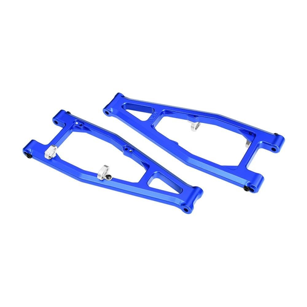 Aluminum 7075-T6 Alloy Front Upper Suspension Arms for Traxxas 1/6 Funco Pro Scale 2WD Sand Car 8S-109076-4 Upgrades - Blue