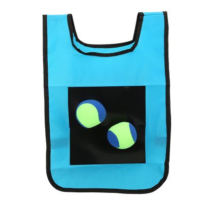 RiToEasysports Dodgeball Game, Motor Skills Development Tag Game with Sticky Vest Oxford Cloth for Kids Indoor Outdoor Play