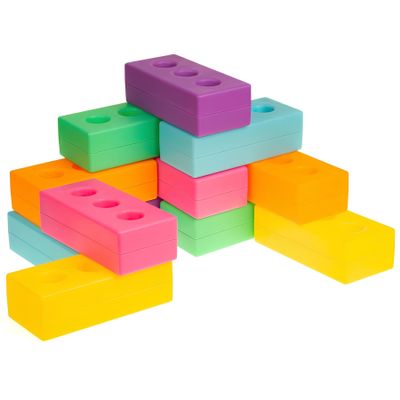 Rechargeable Brick Glowing Designed for Decoration and Teaching Tools - Perfect for Home, Classroom, Office, Bedroom, Playroom and Study Room Use