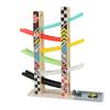 Car Ramp Toys, Race Track with Vehicle Playset, 6-Piece Set with Parking Lot for Kids, Toddlers, and Family Play view 3