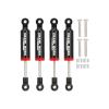4pcs RC Shock Absorber Damper Internal Spring Built-in Spring for 1/10 RC Crawler Car Axial SCX10 I II III 90046 D90 RBX10 Wraith TRX4 MST Redcat Upgrade Parts (Black,80mm) view 1