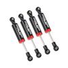 4pcs RC Shock Absorber Damper Internal Spring Built-in Spring for 1/10 RC Crawler Car Axial SCX10 I II III 90046 D90 RBX10 Wraith TRX4 MST Redcat Upgrade Parts (Black,80mm) view 3