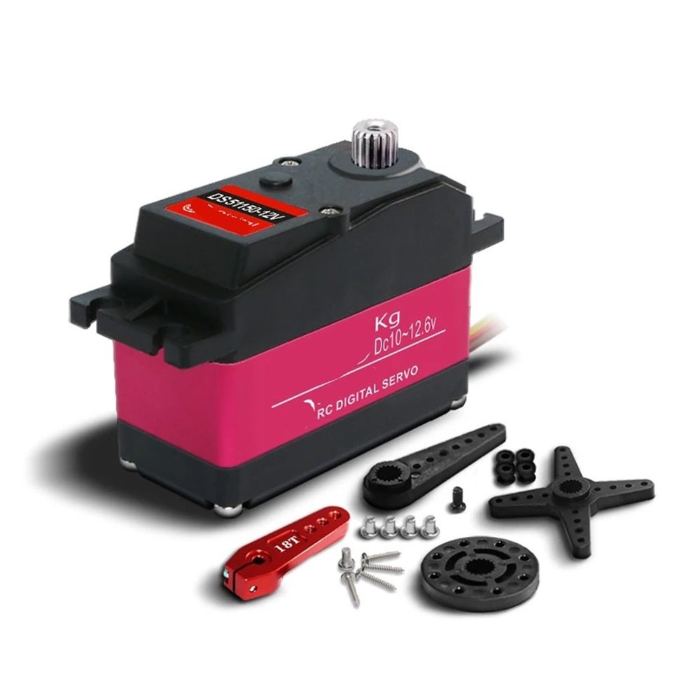 1X 12V Servo 150Kg Baja 5B 1/5 DS51150 High Torque Digital Servo(DS51150-180)