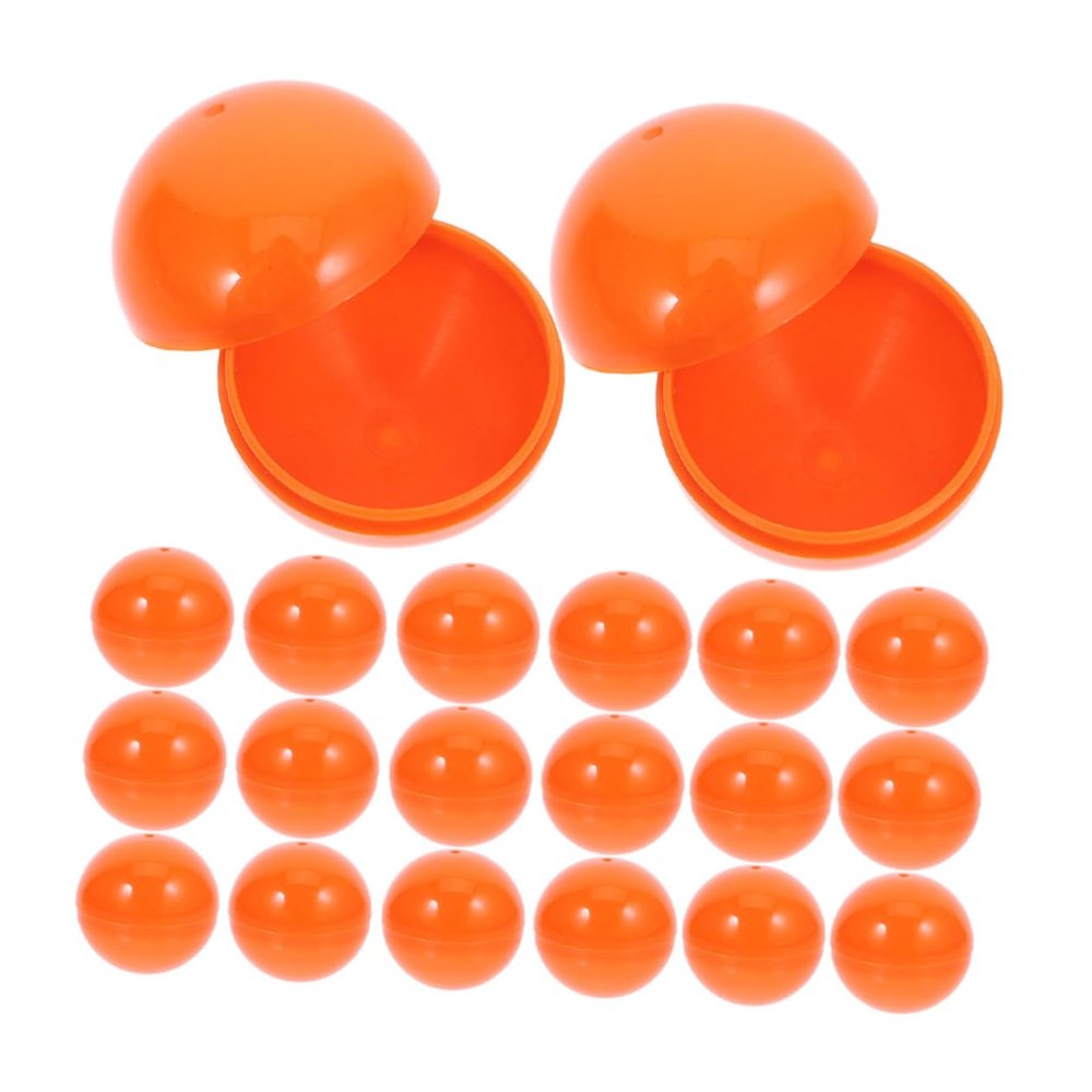 Toddmomy 50pcs Bingo Balls: 4cm Openable Plastic Lottery Balls for Party Games - Raffle Drawing Spheres for Team Building & Entertainment Activities