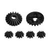20CrMo Steel Diff Gear Set for 29mm Diff Case for Arrma 1:8 Kraton 6S EXB V2 V6 / Notorious V6 / Outcast 6S / 1:7 Mojave EXB/Big Rock/Talion Upgrade Parts - Black view 1