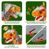 Dinosaur Ride On Toy Cars for Kids, Toddler Electric Ride On Toys with Music, Light & Smoke, 3-5 Year Old boy Gift, Preschool Kids Scooter Foot-to-Floor Walker for Indoor Outdoor view 3