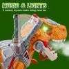 Dinosaur Ride On Toy Cars for Kids, Toddler Electric Ride On Toys with Music, Light & Smoke, 3-5 Year Old boy Gift, Preschool Kids Scooter Foot-to-Floor Walker for Indoor Outdoor view 4