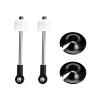 4140 Carbon Steel + Aluminum 6061-T6 Rear Shock Absorber Shaft Core Kit for Arrma 1:5 Kraton 8S EXB 4X4 Brushless Speed Truck/Outcast 8S EXB 4X4 Brushless Stunt Truck Upgrades - Black view 1