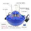 ZHIBIMOI 1200 W Electric Balloon Pump, Professional Dual Hole Inflator with Timer and Quantitative Function, Electric Balloon Pump Inflator for DIY Balloons Bouquet Birthday Wedding Party(Blue) view 3