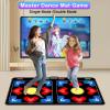 Dance Mat for Kids Adults|Dancing Mat for Family with Dance pad Games/Puzzle Game/Yoga,Plug & Play TV Game,Girl Birthday Gift for Kids,Black view 2