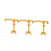 LABRIMP 3pcs Plastic Slewing Crane Model Rotatable Construction Tower Crane for Developing Interest and Parent Interaction Lifelike Simulation view 1