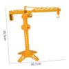 LABRIMP 3pcs Plastic Slewing Crane Model Rotatable Construction Tower Crane for Developing Interest and Parent Interaction Lifelike Simulation view 2