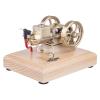 LETGDIYMOC 1.6CC Hit and Miss Engine Model Kit That Runs  Metal Water-Cooled Adjustable Speed Horizontal Micro Engine Collectible Internal Combustion Model for Adults Hobbyists view 1