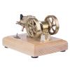 LETGDIYMOC 1.6CC Hit and Miss Engine Model Kit That Runs  Metal Water-Cooled Adjustable Speed Horizontal Micro Engine Collectible Internal Combustion Model for Adults Hobbyists view 4