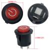 2 Pcs Power Button Switch Push Start Replacement Parts for Ride On Toy Car Electric Power Wheels Trax SUV Truck Accessories view 3