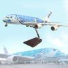 18.1" 1:160 Model Jet Airplane Model ANA A380 Wheel Display Model Plain Resin for Collection or Gift Ornament view 1