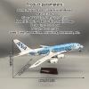 18.1" 1:160 Model Jet Airplane Model ANA A380 Wheel Display Model Plain Resin for Collection or Gift Ornament view 2