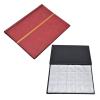 Collection Book 250 Pocket Durable PVC PU Leather Commemorative Holder Storage Album Organizer for Collectors Enthusiasts 16.6 x 22 cm (Red) view 2