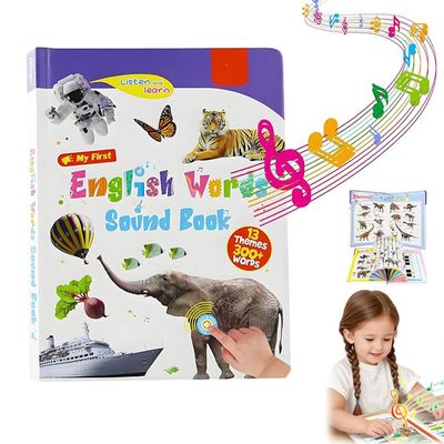 My First English Sound Toy  470+ Words, 21 Themes, Fun Word Game & Bilingual Toys, Juguete Educativ, School Education & Perfect Educational Gift, for Toddler 0-9 Year Old (1pcs,B)