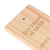 Pilipane Wooden Magnetic Decision Maker Innovative Oscillating Magnetic Selector Swing to Find Answer for Indecisive Person for Home Office Desk and Gift Oak Material 13 x 20 x 10cm view 4