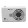 Yunir 12MP 1080P 16X Digital Camera, Compact Small Camera for Boys Girls Kids with AF Auto Focus, 2.4in TFT Screen, Anti Shake, Sport Mode, Digital Camera for Beginners, Children Teens (White) view 1