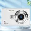 Yunir 12MP 1080P 16X Digital Camera, Compact Small Camera for Boys Girls Kids with AF Auto Focus, 2.4in TFT Screen, Anti Shake, Sport Mode, Digital Camera for Beginners, Children Teens (White) view 3