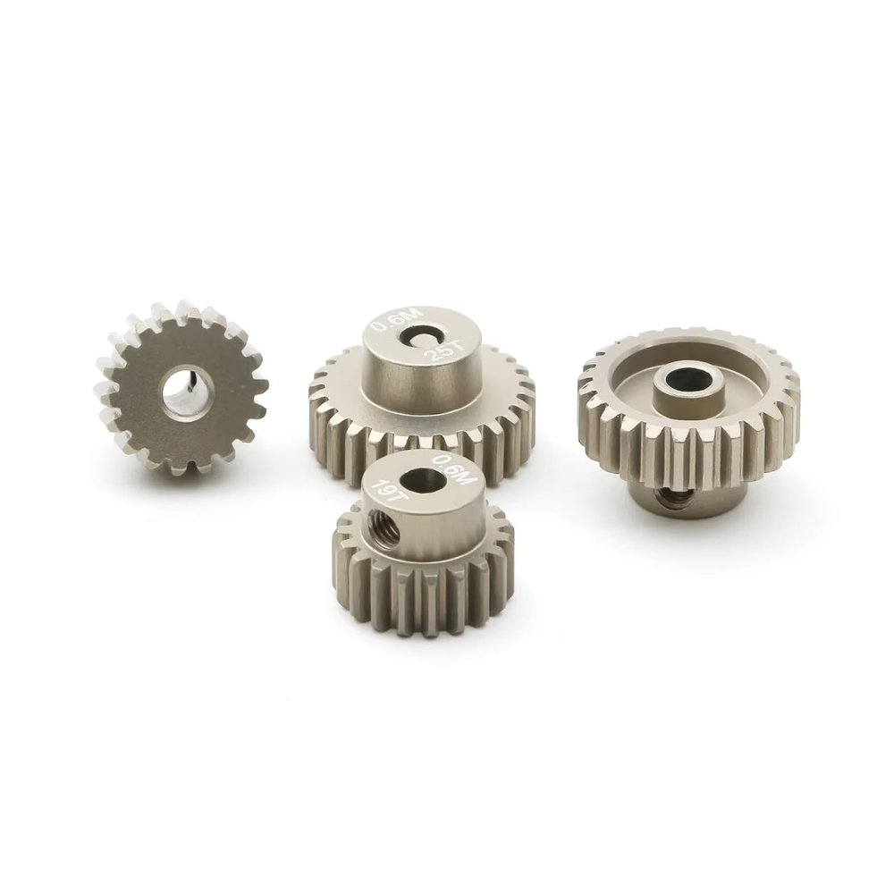 Compatible with Tamiya for TT01 for TT02 TB02 TA05 RC Car Upgrade Parts Accessories Metal 18T 19T 24T 25T Pinion Gear Moter Gear RC Car Accessories
