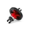 46T Spur Gear Assembled Center Diff Straight Shaft -W195 for RC 1/8 4WD for Tra-xxas for SLE-dge RC Car Upgrade Parts(Red) view 1