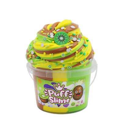 Anfylife Soft Puff Slime Like ice Cream,Non-Sticky, Mess-Free, Stress Relief, Non-Toxic&100% Safe-Toys for Kids Classroom Reward, Boys and Girls Birthday & Party Favors Gifts,Scented,ASMR-Kiwi Fruit