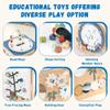 FReniland Wooden Activity CubeFive Sided Montessori ToysSensory Toy for ToddlerGift for Boys and Girls Over 18 Months view 4