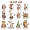 12 Pack Woodland Animals Baby Shower Decorations, Kid Forest Happy Birthday Decoration Centerpieces for Tables Woodland Nursery Animal Decor Home Office Farmhouse view 2