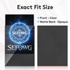 1200 Count Black Card Sleeves, Matte Card Sleeves, Standard Magic Cards Sleeve for MTG, TCG, Sturdy Shuffling Deck Protectors for MTG TCG Trading Sports Baseball Game Cards view 4
