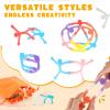 3 otters 12PCS Magnetic Men for Kids Travel Toys, Sensory Fidget Toys Magnets Men Airplane Car Travel Essential for Cute Refrigerator Birthday Stocking Stuffers Gifts Magnet Figures Fridge Classroom view 3