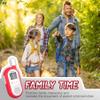 Talkpod F40 Walkie Talkies Rechargeable for Kids Adults Long Range, Family 2 Way Radios 22 Channels for Hiking, Camping, Walky Talky with VOX, Backlit LCD Screen, 2 Pack (Red) view 3