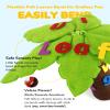 CHEFAN Felt Letter Tree, Freestanding Coconut Tree, Alphabet Game Set Props from The Childhood Favorite Book for Early Education Home Classroom Play view 3