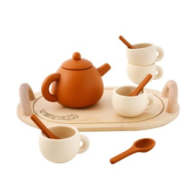 Afternoon Tea, Role Play, Early Learning Kitchen, Cooking Game, Children's Snack, Children's Birthday Gift, with Tray