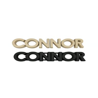 The Original Personalized Sand Mold - Custom Name in Any Color - Uniquely Designed and 3D Printed (Black)