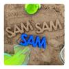 The Original Personalized Sand Mold - Custom Name in Any Color - Uniquely Designed and 3D Printed (Black) view 3