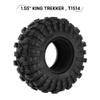 1.55 Inch All Terrain Wheel Tires 4PCS Compatible with RC Crawler Cars AX90069 UTB18 JIMNY T1514 view 3