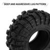 1.55 Inch All Terrain Wheel Tires 4PCS Compatible with RC Crawler Cars AX90069 UTB18 JIMNY T1514 view 4