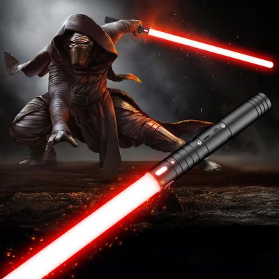 FlyQintess 1-Pack Light Saber, USB Rechargeable, Mental Handle with Upgraded 20 Colors, Laser Sword Toy for Kids and Adults Cosplay Party for Fun22.83 Inch
