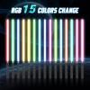 FlyQintess 1-Pack Light Saber, USB Rechargeable, Mental Handle with Upgraded 20 Colors, Laser Sword Toy for Kids and Adults Cosplay Party for Fun22.83 Inch view 2
