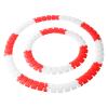 GLOBACT 60 PCS RC Car Race Track Rubber Track Drift Field Fence Sets for 1/28 Wltoys K979 K999 Mini-Z Mini-D Rc Car, Drift Runway Decorative Parts (Red & White) view 1