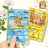 Custom Pet Poke Trading Card - Personalized Animal Art Gift for Pet Lovers, Keepsake for Dogs, Custom Photo Anime Card view 2