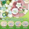 GOGOSO Green Ball Pit Balls for Toddlers Baby Kids, Pearl Balls for Ball Pit, Themed Party, Bounse House, Birthday,200 pcs, Green+ Dark Green+ Blue view 2