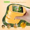 1000X Handheld Digital Microscope for Kids: Pocket Microscope with 2.0" IPS Screen - STEM Toys Birthday Gifts for Girls Boys Child - Portable Edu Science Kits Toddler Age 3-6 6-12 view 3