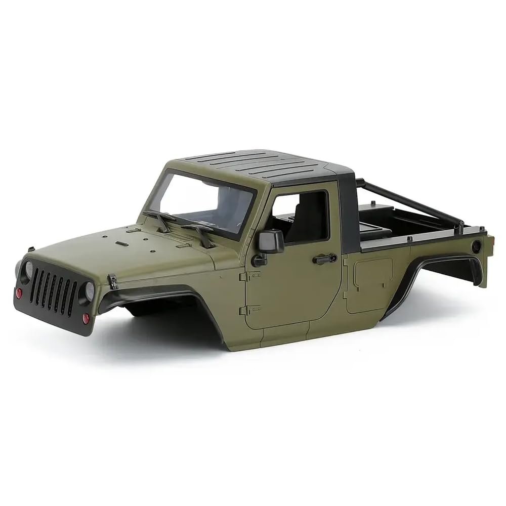 313mm Wheelbase 12 3 Inch Unassembled Hard Plastic Body Shell Compatible with 1 10 Scale RC Crawler 90046(CSL-CK04-OL)