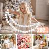 GOGOSO Beige Ball Pit Balls for Toddlers Baby Kids, Pearl Balls for Ball Pit, Themed Party, Bounse House, Birthday,200 pcs, Beige+ Cream White view 3